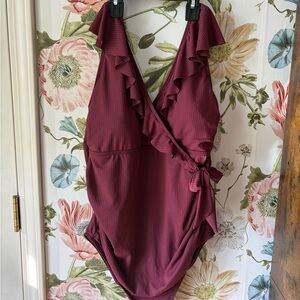 Maternity One Piece Swimsuit L